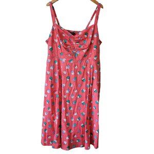 Cupcake Rockabilly Fit and Flare Dress Pin up